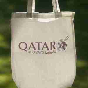 Qatar Airways Logo Tote Bag