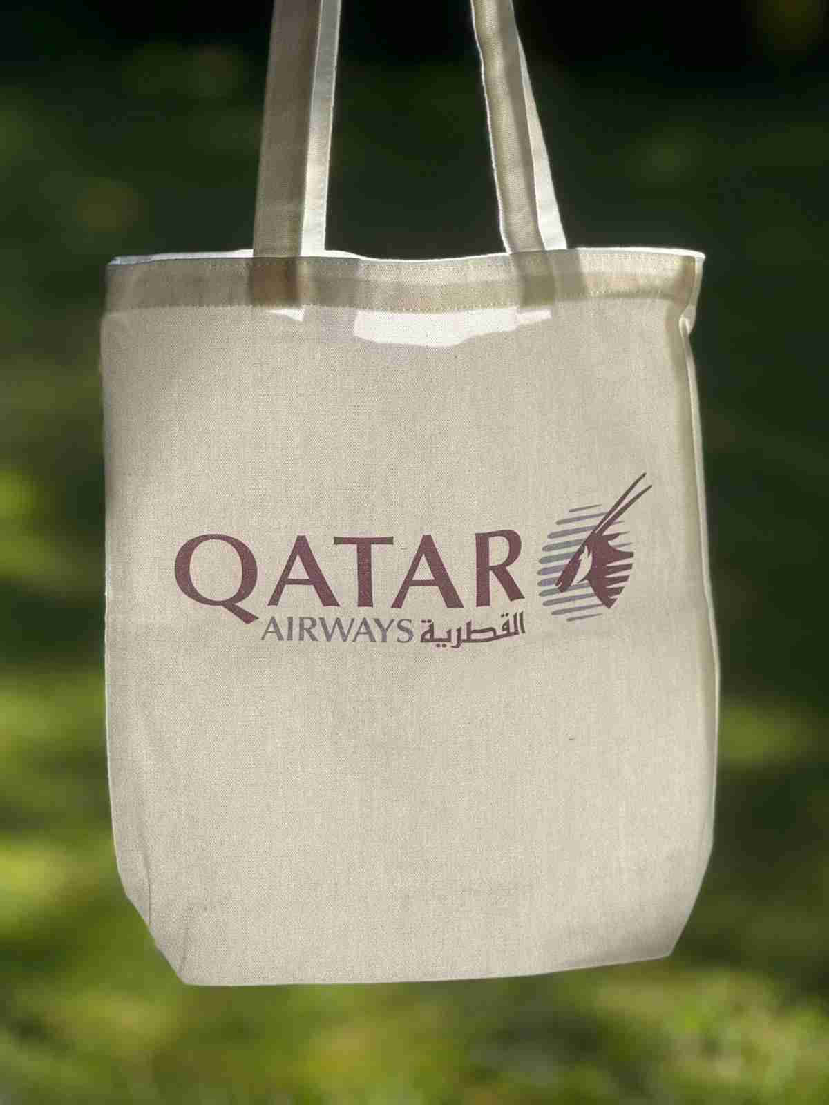 Qatar Airways Logo Tote Bag