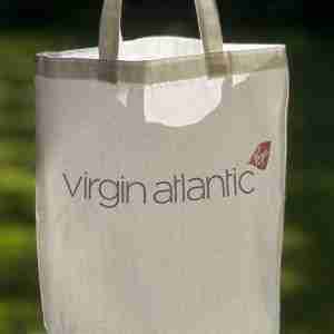 Virgin Atlantic Airline Logo Tote Bag