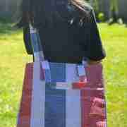 Hong Kong Style Red-White-Blue Tote Bag