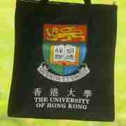 Hong Kong University Canvas Tote Bag With Zipper & Inner Pocket
