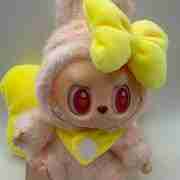 Labubu Trendy Outfits for Your Plushie Star (Yellow Bow)