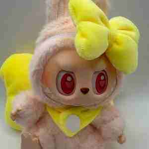 Labubu Trendy Outfits for Your Plushie Star (Yellow Bow)