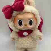 Labubu Trendy Outfits for Your Plushie Star (Red Bow)