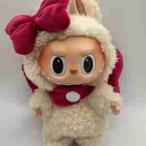 Labubu Trendy Outfits for Your Plushie Star (Red Bow)