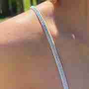 Add sparkle with Sexy Beauty Silver Rhinestone Bra Strap. Elastic, removable, and stylish—perfect for strapless or convertible bras.