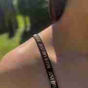 Sexy Beauty Bra Strap With Elastic Shoulder Strap (Black)