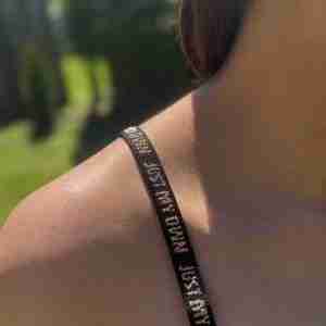 Sexy Beauty Bra Strap With Elastic Shoulder Strap (Black)