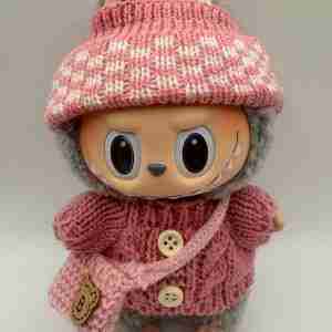 Labubu Trendy Outfits for Your Plushie Star (Red Sweater)