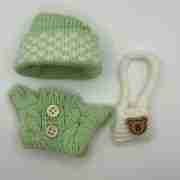 Labubu Trendy Outfits for Your Plushie Star (Green Sweater)