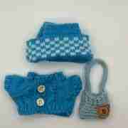 Labubu Trendy Outfits for Your Plushie Star (Blue Sweater)