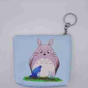 Totoro coin purse - Light Blue