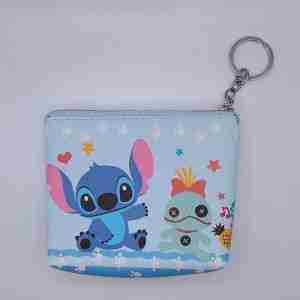 Stitch Coin Purse - Light Blue