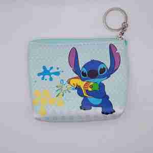 Stitch Coin Purse - Light Blue (Water Gun)