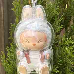 Labubu “Have A Seat” Series Transparent Protective Case