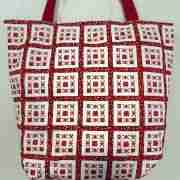 Baby Sling Carrier (Red) - Handmade Tote Bag With Zipper & Inner Pocket