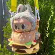 Labubu Trendy Outfits for Your Plushie Star (Burger with Strap)