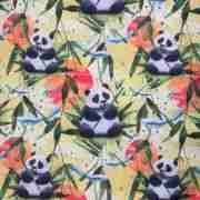 Panda Pattern – Handmade Tote Bag With Zipper & Inner Pocket