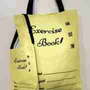 Multiplication Song - Handmade HK Style Tote Bag With Zipper (2-Bag Set)