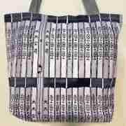 Vintage Decoration – Handmade HK Style Tote Bag With Zipper & Inner Pocket