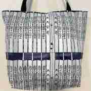 Vintage Decoration – Handmade HK Style Tote Bag With Zipper & Inner Pocket