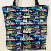 Transportation - Handmade HK Style Tote Bag With Zipper & Inner Pocket