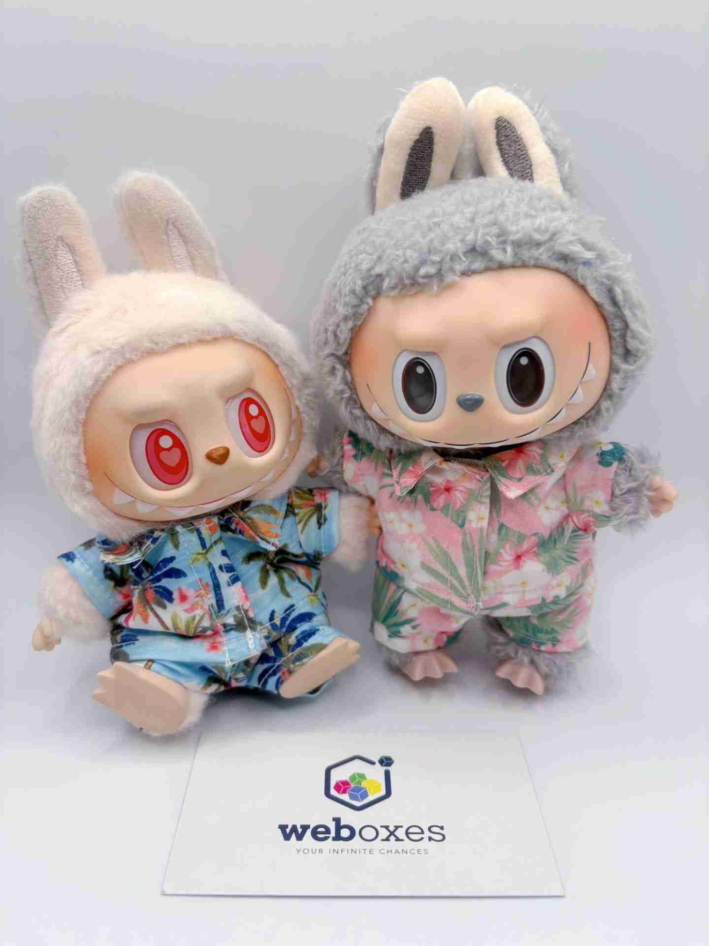 Labubu Summer Beachwear Collection – Outfit for 17cm Labubu Doll