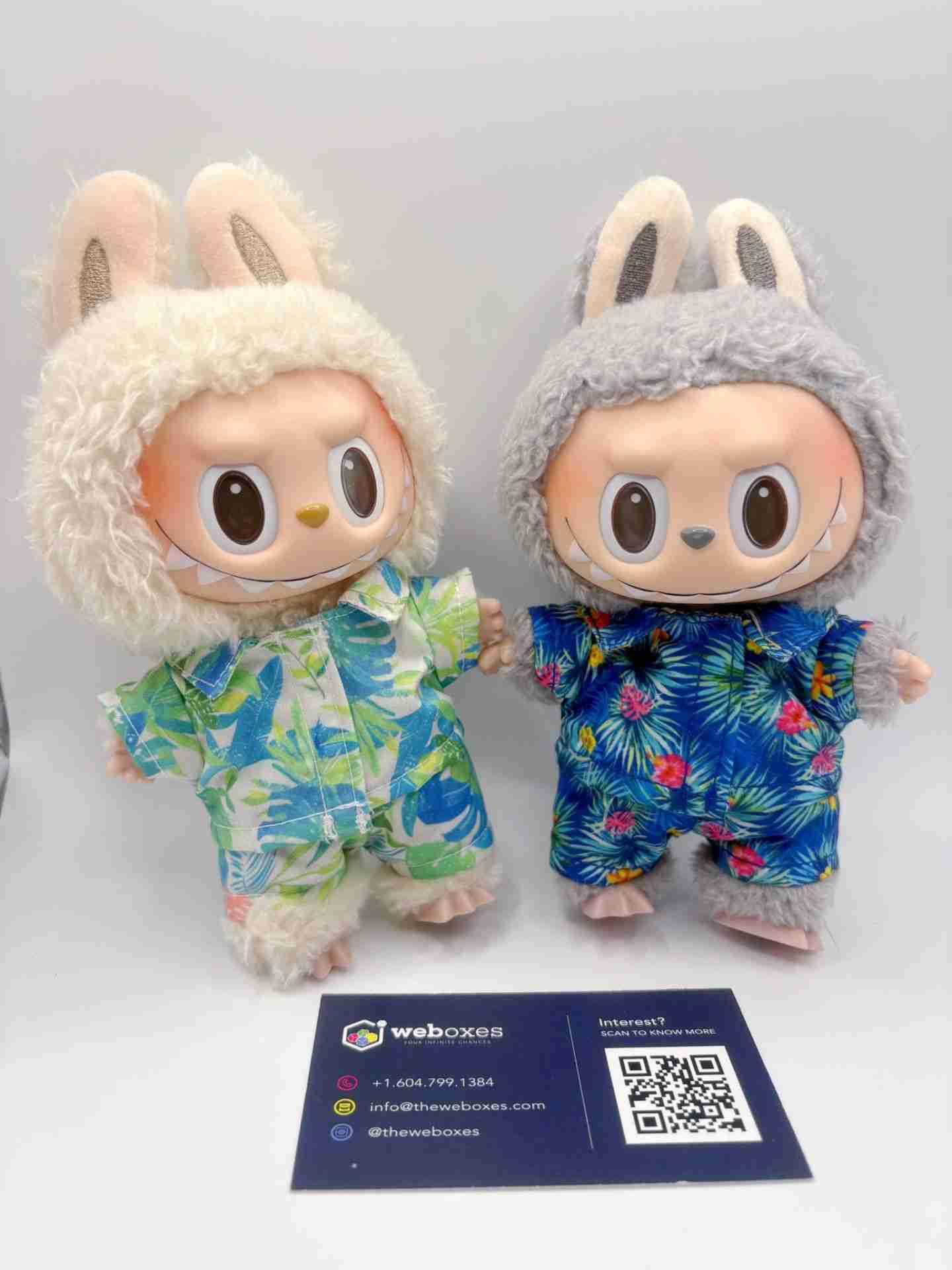 Labubu Summer Beachwear Collection – Outfit for 17cm Labubu Doll