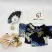 Japanese Kimono Outfit for 17cm Labubu Doll