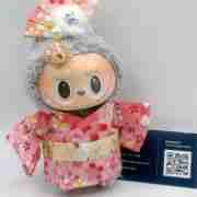 Japanese Kimono Outfit for 17cm Labubu Doll