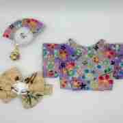 Japanese Kimono Outfit for 17cm Labubu Doll