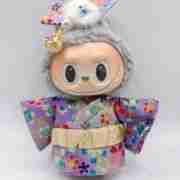 Japanese Kimono Outfit for 17cm Labubu Doll